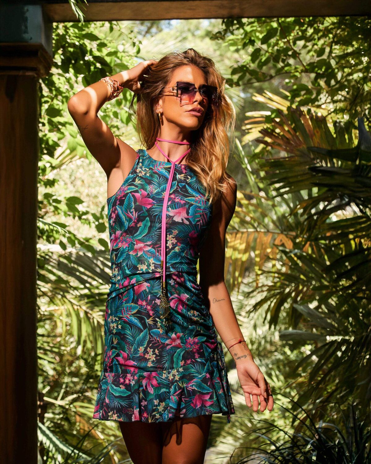 VESTIDO SERPANIEBLA CAMALEÓNICA