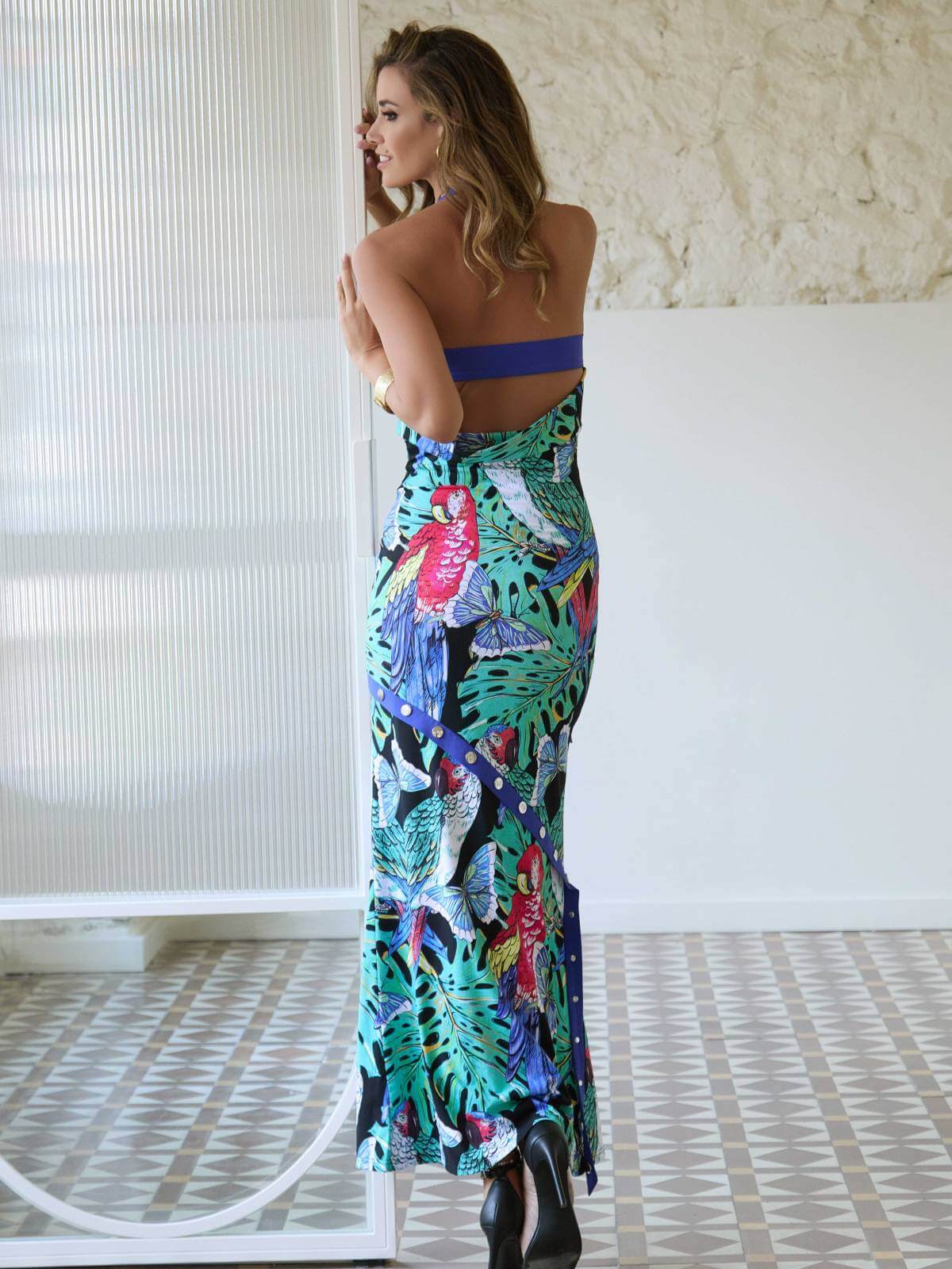 VESTIDO ALTHEA CAMALEÓNICA