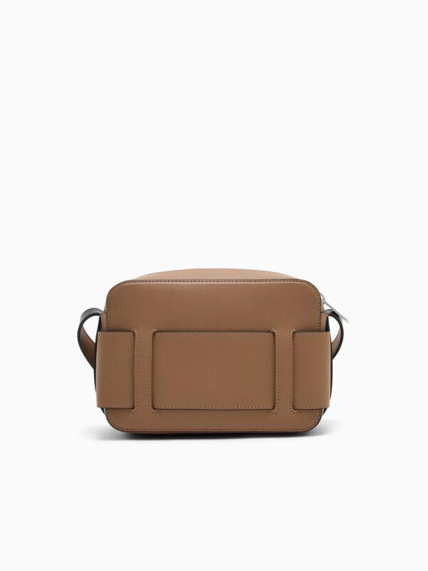 Bolso bandolera con logotipo en relieve y correa ajustable Armani Exchange - Marrón